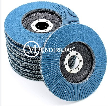 DISCOS ABRASIVOS DE LAMINAS DE 125 GRANO 80